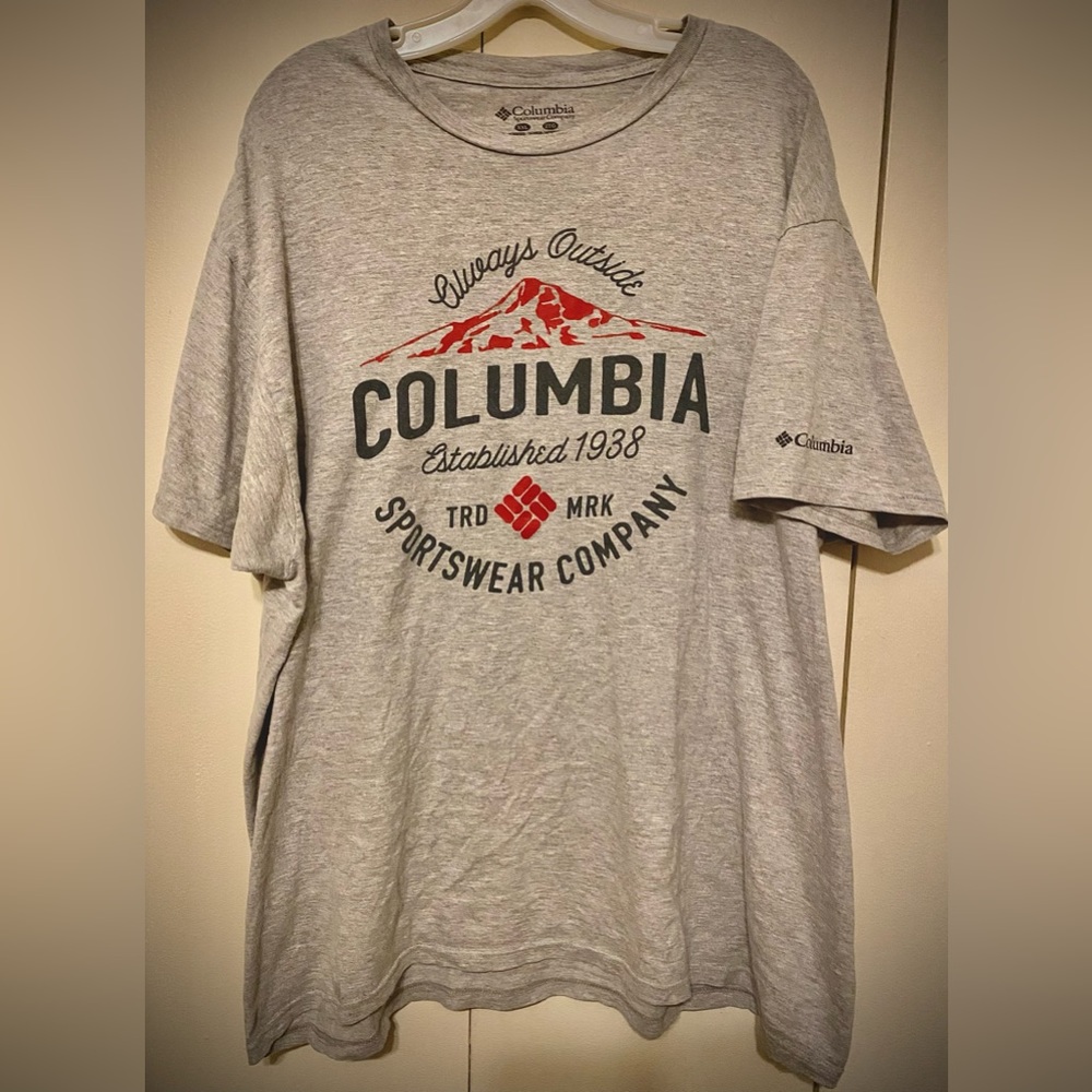 Columbia Mens Graphic T-Shirt Size XXL